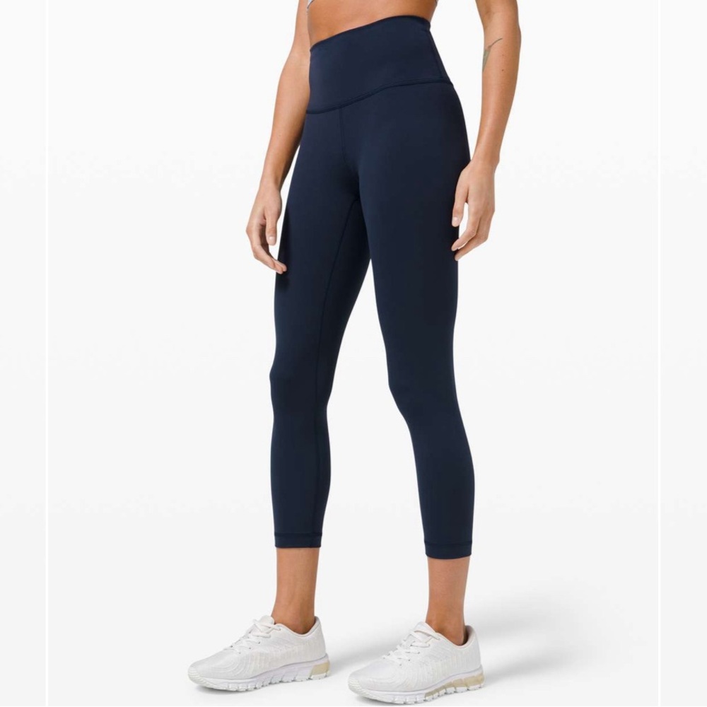 Lululemon Wunder Train High-Rise Crop 23" True Navy